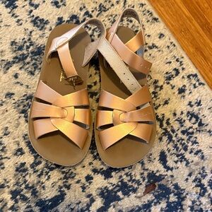Elegant Kids Sandals in Shimmering Gold
